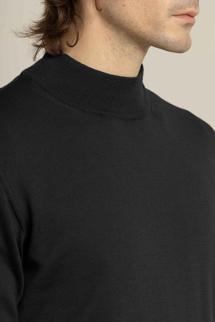 Extrafine Merino Mockneck –  Made in Tuscany