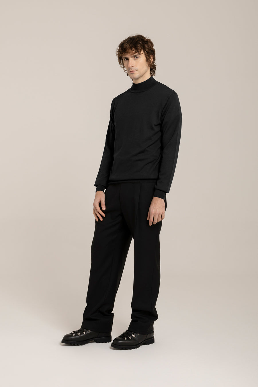 Extrafine Merino Mockneck –  Made in Tuscany