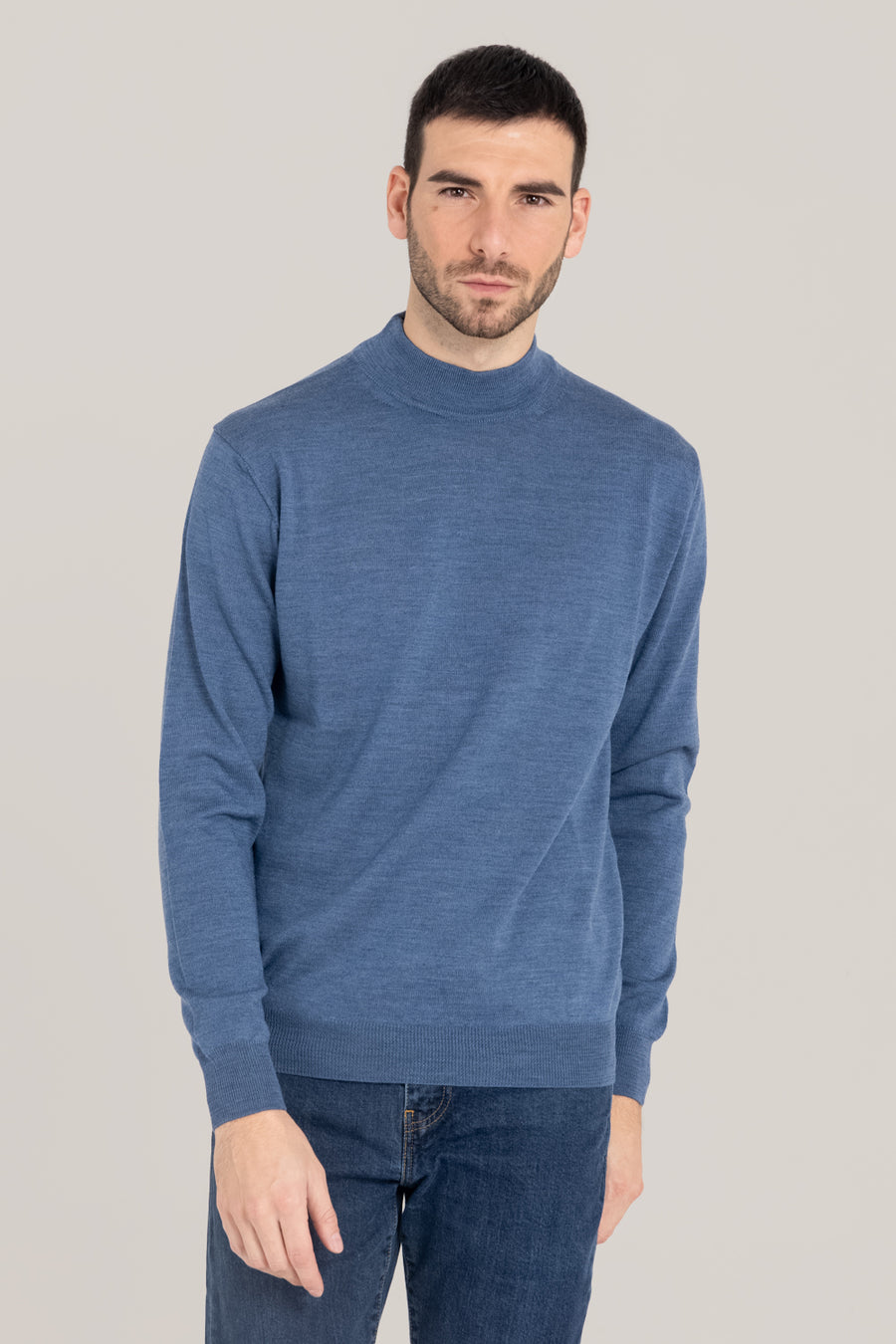 Extrafine Merino Mockneck –  Made in Tuscany