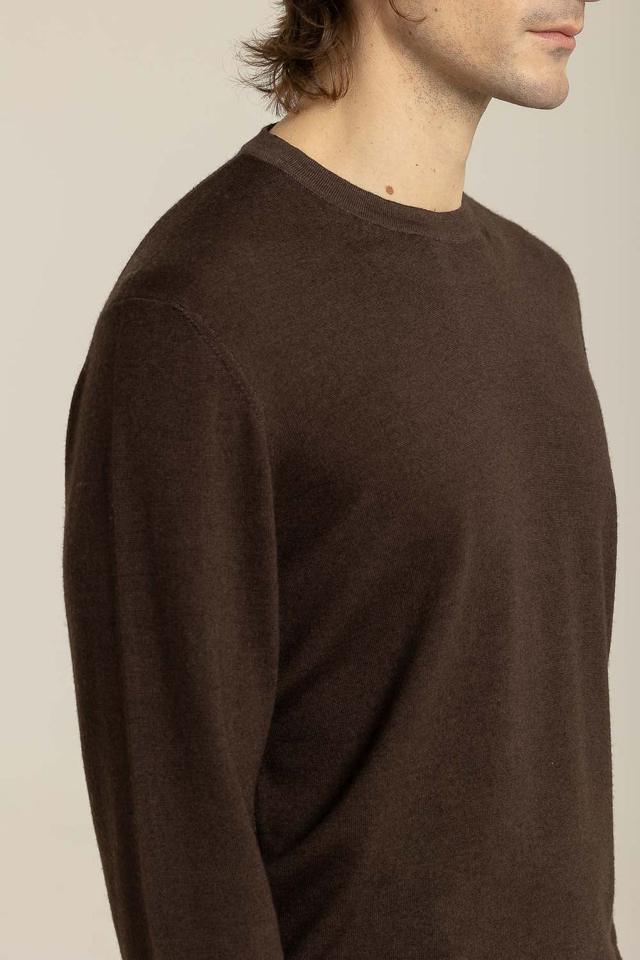 Acid Dyed Merino Crewneck –  Made in Tuscany