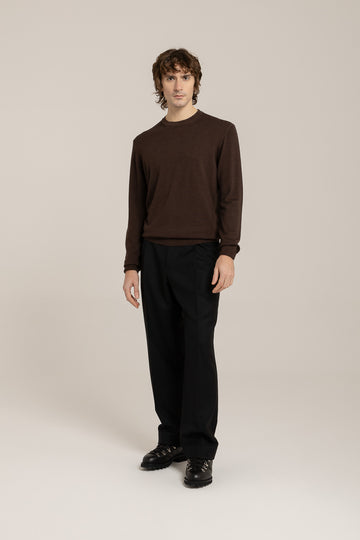 Acid Dyed Merino Crewneck –  Made in Tuscany