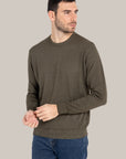 Acid Dyed Merino Crewneck –  Made in Tuscany