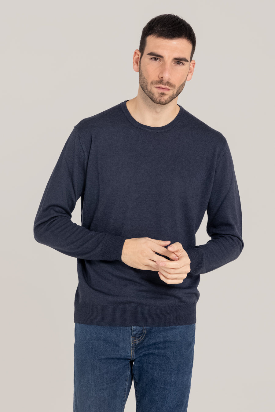 Acid Dyed Merino Crewneck –  Made in Tuscany