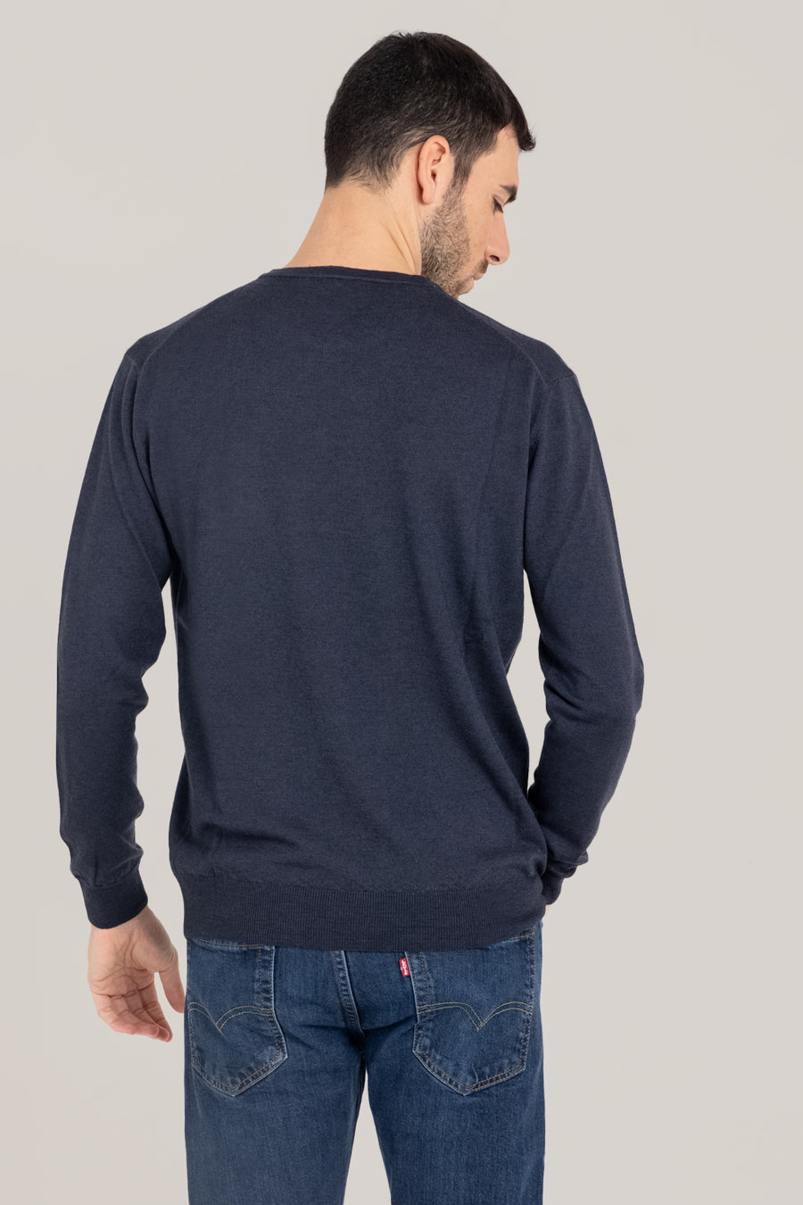 Acid Dyed Merino Crewneck –  Made in Tuscany