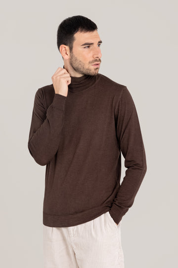Acid Dyed Merino Turtleneck –  Made in Tuscany