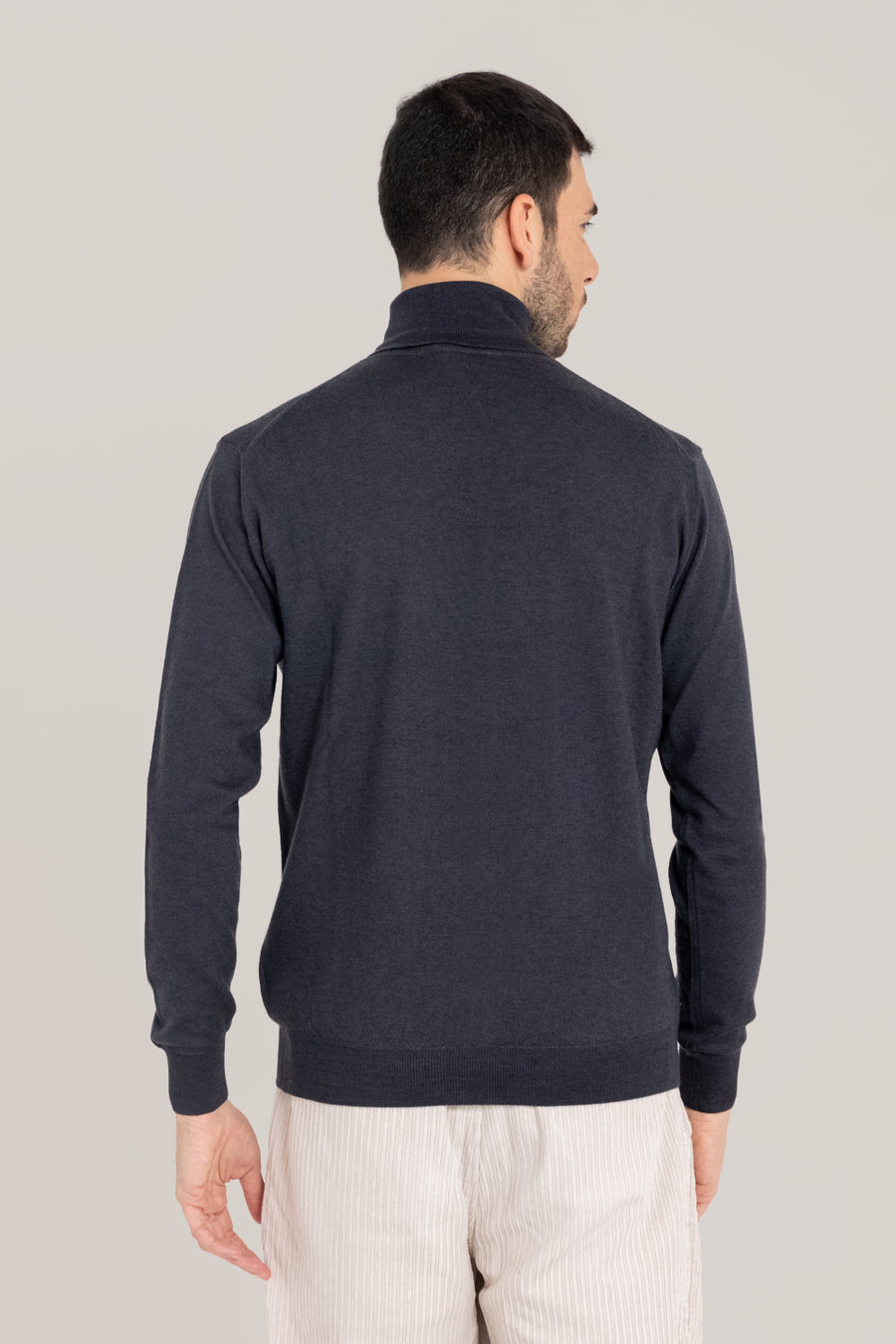 Acid Dyed Merino Turtleneck –  Made in Tuscany