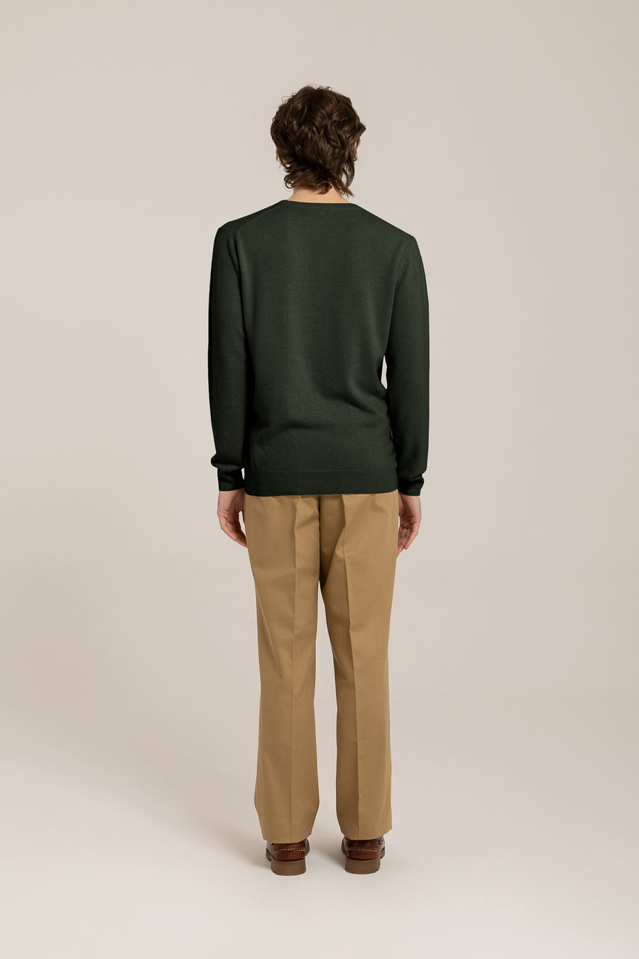 Cashmere Blend Crewneck –  Made in Tuscany