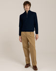 Cashmere Blend Half Zip –  Made in Tuscany