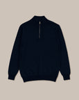 Cashmere Blend Half Zip –  Made in Tuscany