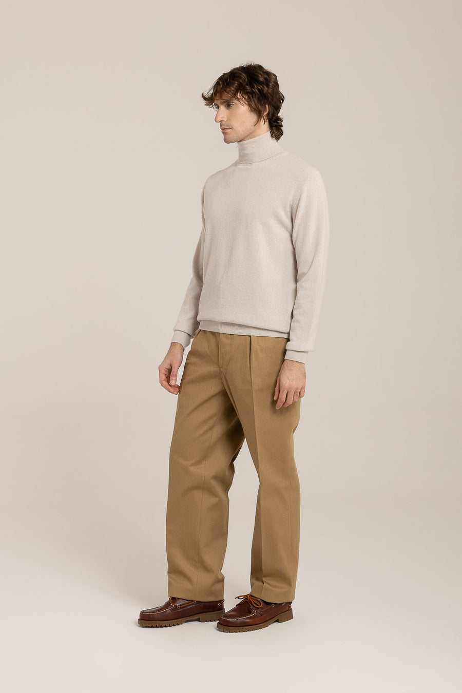 Cashmere Blend  Turtleneck –  Made in Tuscany