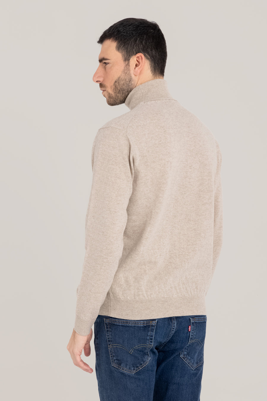 Cashmere Blend  Turtleneck –  Made in Tuscany