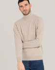 Cashmere Blend  Turtleneck –  Made in Tuscany