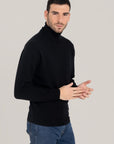 Cashmere Blend  Turtleneck –  Made in Tuscany