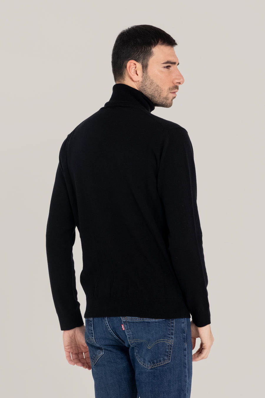 Cashmere Blend  Turtleneck –  Made in Tuscany