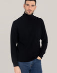 Cashmere Blend  Turtleneck –  Made in Tuscany