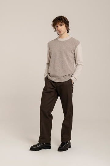 Halbreißverschluss aus Kaschmirmischung – Hergestellt in der Toskana