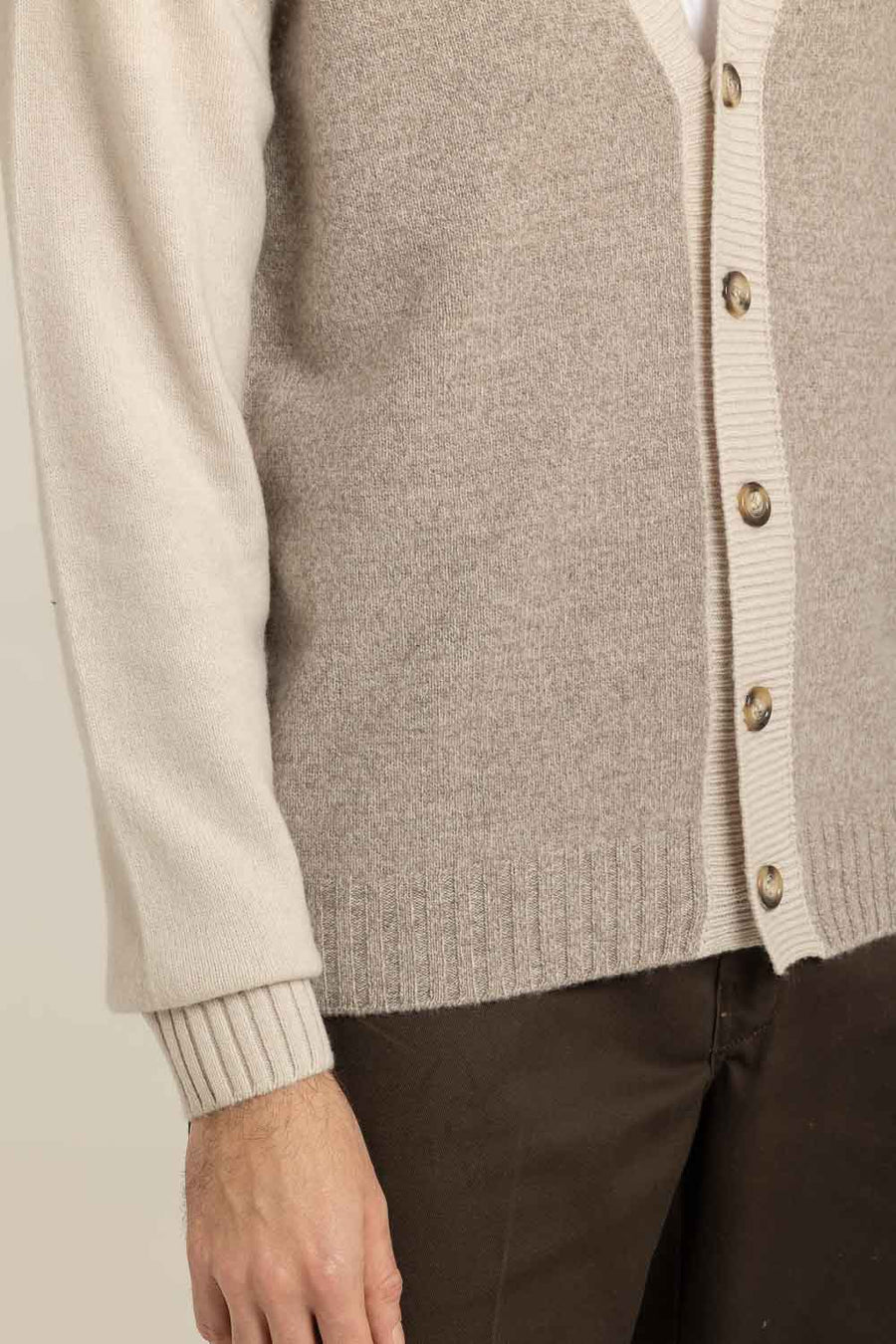 Halbreißverschluss aus Kaschmirmischung – Hergestellt in der Toskana