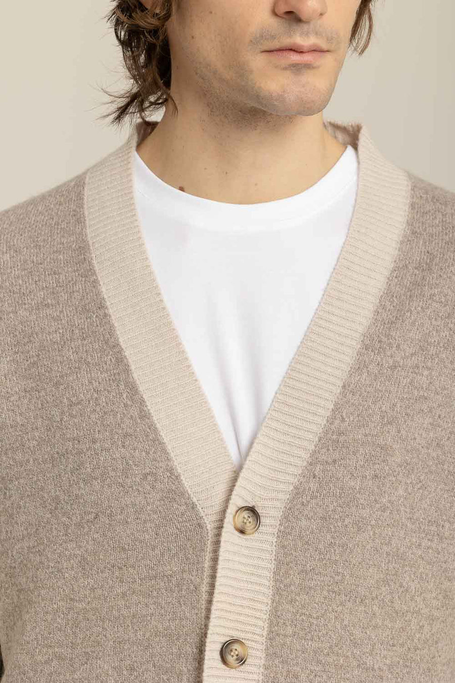 Halbreißverschluss aus Kaschmirmischung – Hergestellt in der Toskana