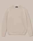 English Knitted Cashmere Blend Crewneck –  Made in Tuscany