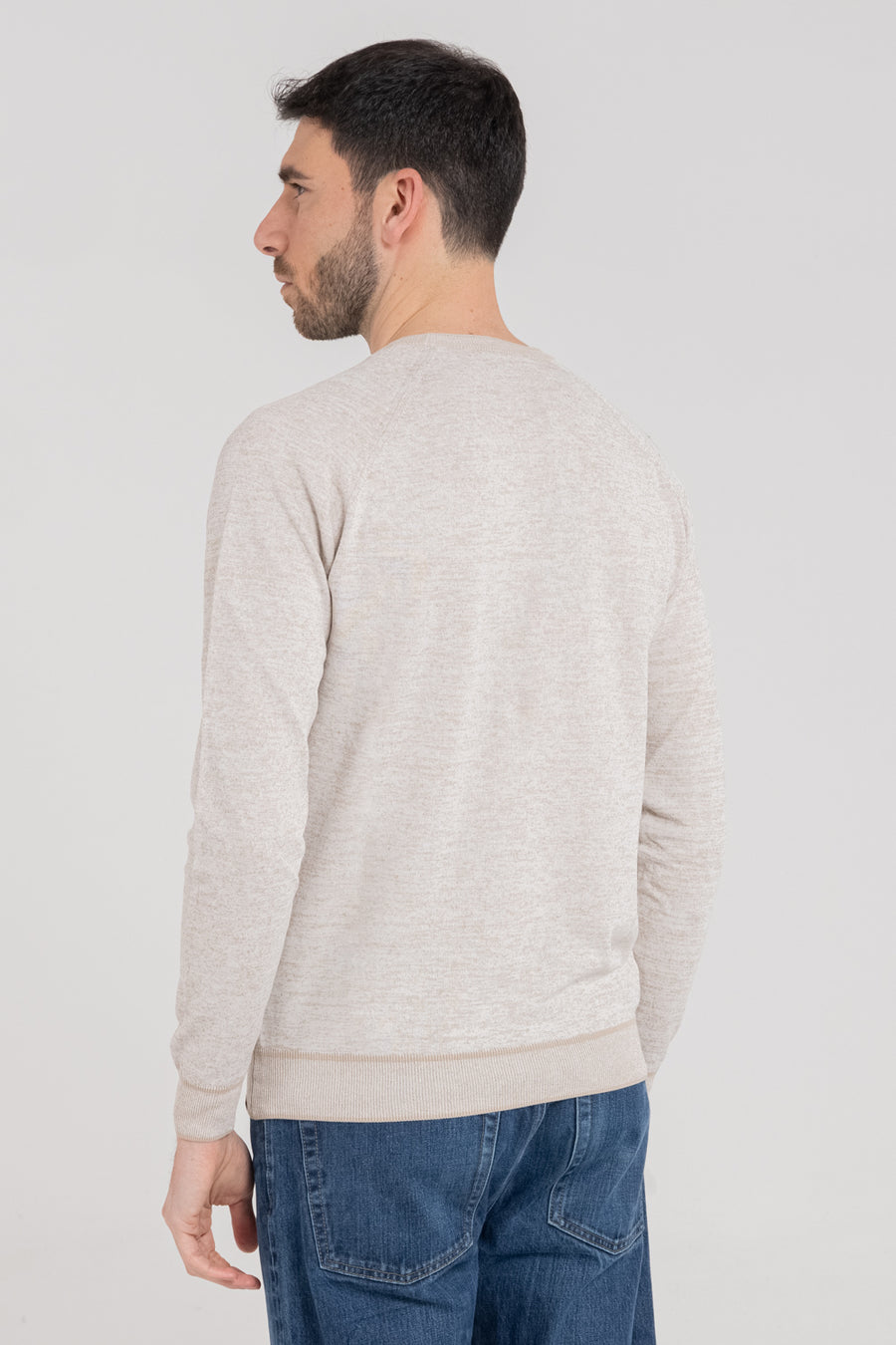 VANISÉ COTTON LINEN CREWNECK