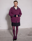 Wool Buttoned Cape – Made in Tuscany