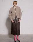 Bouclé Wool Bomber – Made in Tuscany