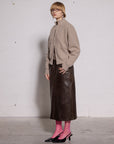 Bouclé Wool Bomber – Made in Tuscany