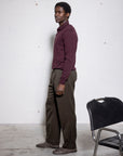 Extrafine Merino Long Sleeves Button Polo - Made in Tuscany