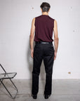 Extrafine Merino Buttoned Vest - Made in Tuscany