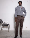 Flat Rib Merino Crewneck 14gg - Made in Tuscany