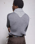 Flat Rib Merino Crewneck 14gg - Made in Tuscany