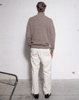 Baby Alpaca Melange Turtleneck - Made in Tuscany