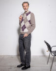 Baby Alpaca Intarsia Crewneck – Made in Tuscany