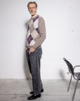 Baby Alpaca Intarsia Crewneck – Made in Tuscany