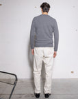 Green Cashmere Crewneck - Made in Tuscany