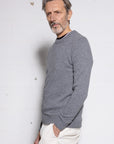 Green Cashmere Crewneck - Made in Tuscany