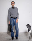 Green Cashmere Polo Jhonny Collar - Made in Tuscany