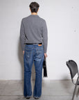 Green Cashmere Polo Jhonny Collar - Made in Tuscany